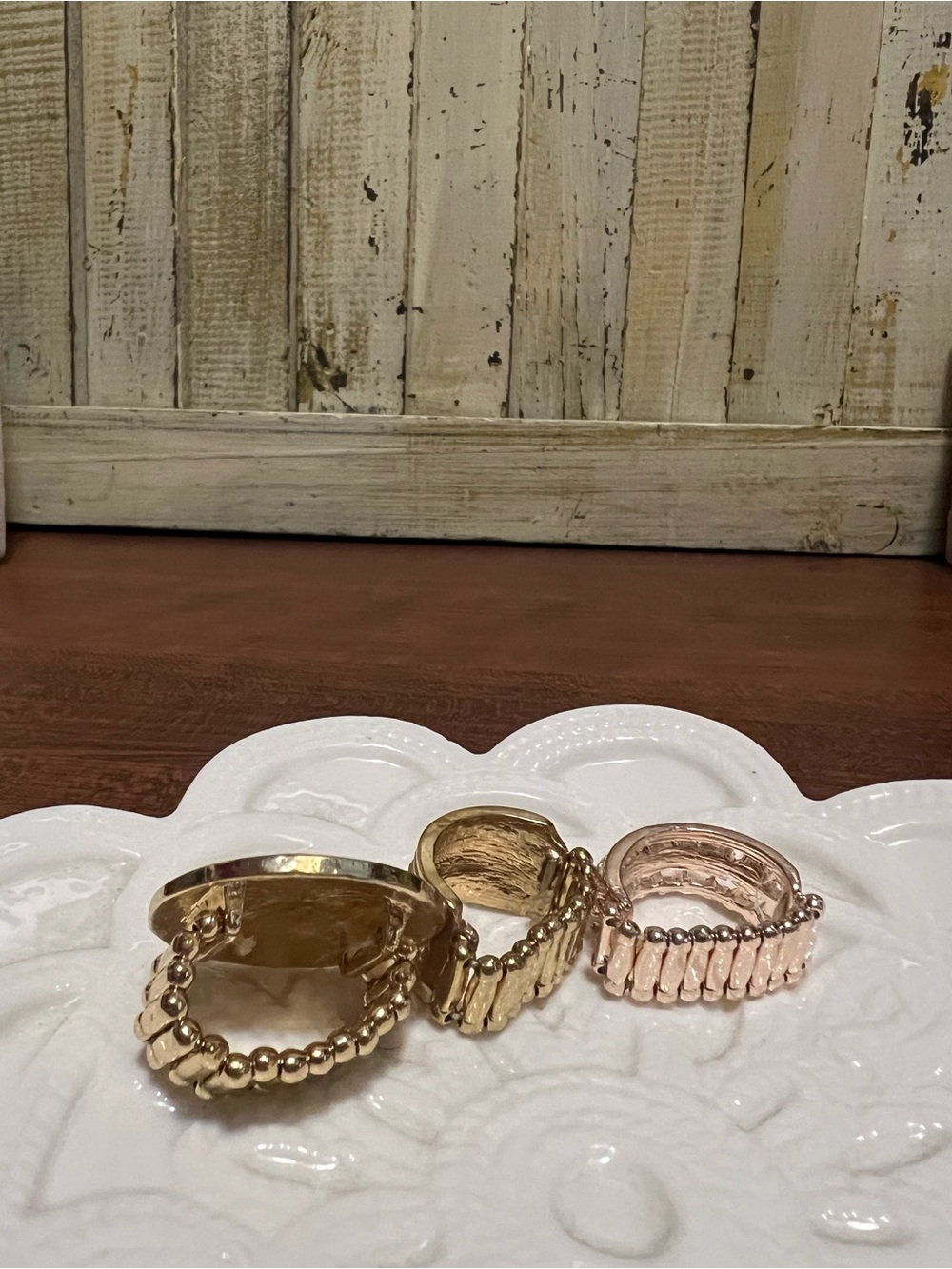 Paparazzi Gold Multi-Style Women's Ring Set with Crystal Accents - Picture 5 of 5